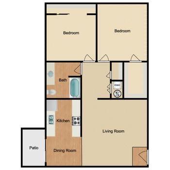 2bed 1bath